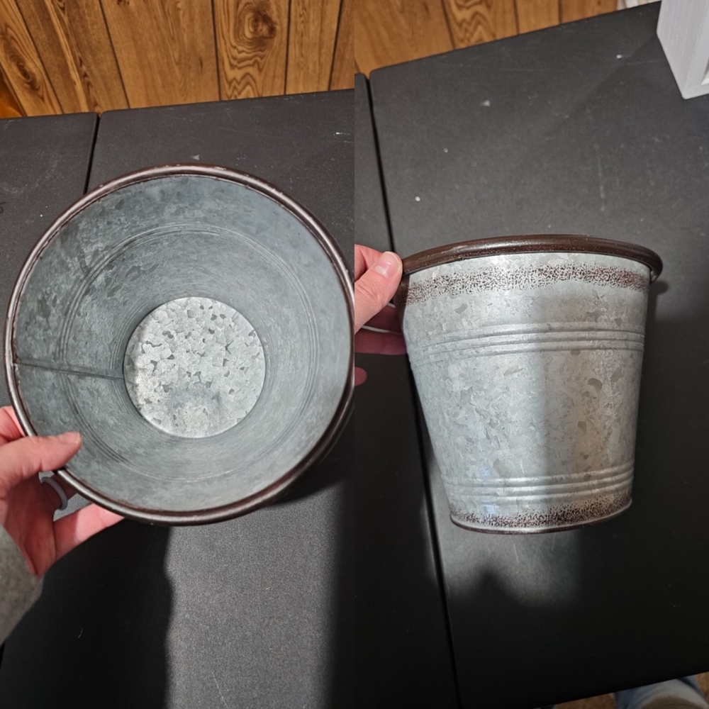 Rustic Metal Bucket